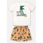 Imagem de Conjunto Infantil Menino Crocodilo em Camiseta/Shorts Up Baby