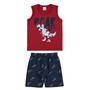 Imagem de Conjunto Infantil Menino Estampado Dinossauro Meia Malha - Malwee Kids