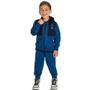 Imagem de Conjunto Infantil Menino Inverno Jaqueta Com Capuz E Calça Azul  Tam 2 a 8 - Angerô