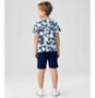 Imagem de Conjunto Infantil Menino Militar Short +camiseta Tam 4 Ao 10