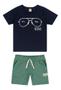 Imagem de Conjunto Infantil Menino Óculos Short + Camiseta Tam 1 Ao 3