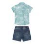 Imagem de Conjunto Infantil Menino Polo E Bermuda Jeans Carinhoso Kids - MALWEE