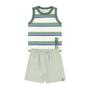 Imagem de Conjunto Infantil Menino Roupa Camiseta Regata Bermuda Elian Verão