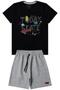 Imagem de Conjunto Infantil Menino Today Skate Preto