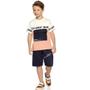 Imagem de Conjunto Infantil Menino Verão Camiseta E Bermuda 2 peças Tam 4 a 12 - Angerô