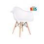 Imagem de Conjunto infantil - Mesa Eames Junior + 1 cadeira Eiffel Junior com braços