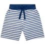 Imagem de Conjunto Infantil Milon Polo Piquet Bermuda Malha Canelada Azul