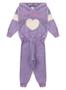 Imagem de Conjunto Infantil Moletom Menina Com Capuz - I'm A Love - Lilás