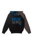 Imagem de Conjunto Infantil Moletom Menino Com Capuz - Break The Rules - Preto e Azul Royal