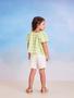 Imagem de Conjunto Infantil Momi Verão Com Shorts e Blusa Xadrez Verde