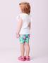 Imagem de Conjunto Infantil Momi Verão Shorts Ciclista e Blusa Flores