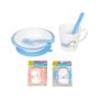 Imagem de Conjunto infantil para Refeição com 4 Peças Prato, Caneca e Talheres - IAL003