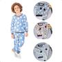 Imagem de Conjunto Infantil Pelucia Fleece Inverno - Pijama Quentinho - Tamanho 4