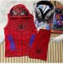 Imagem de Conjunto Infantil Personagem Regata com Capuz Bermuda Tactel