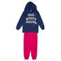 Imagem de Conjunto Infantil Pitiska Menina Capuz Marinho/Pink