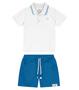 Imagem de Conjunto Infantil Polo E Bermuda Trick Nick Branco