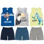 Imagem de Conjunto infantil regata malwee kids menino 4-6-8