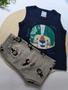 Imagem de Conjunto infantil regata +shorts super funny - malwee kids