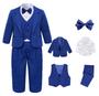 Imagem de Conjunto Infantil Terno Casamento Festa Menino Blazer Gravata