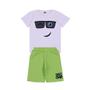 Imagem de Conjunto Infantil Verão Menino em Algodão Roupas Estampadas Masculinas