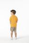 Imagem de Conjunto Infantil Verão Menino Shorts Camiseta Laranja Tigre