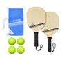 Imagem de Conjunto Iniciante GoSports para Pickleball - 2 Raquetes de Madeira, 4 Bolas Oficiais, Bolsa Transporte