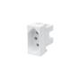 Imagem de Conjunto Interruptor Bipolar + Tomada Dupla 20A Habitat - Fame