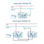 Imagem de Conjunto Interruptor Duplo 1 Paralelo + 1 Simples Atria
