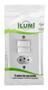 Imagem de Conjunto Interruptor Duplo + 1 Tomada 10a Stylus Ilumi