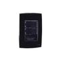 Imagem de Conjunto Interruptor Duplo 10A + Tomada 10A Preto Rubi - Force Line