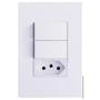 Imagem de Conjunto Interruptor Duplo Simples 20A 4X2 Brg11300-1Br