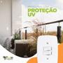 Imagem de Conjunto Interruptor Duplo Simples Pluzie Linha Ideale Apagador de Luz