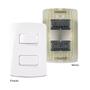 Imagem de Conjunto Interruptor Paralelo Duplo Sep 10a 4x2 B3 Margirius