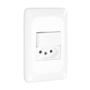 Imagem de Conjunto Interruptor Simples 10a+ Tomada 2p+t 20a 4x2 - Pial Pop