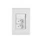 Imagem de Conjunto Interruptor Simples + 2 Tomada 2P+T 10A 4x2 Tramontina Liz