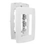 Imagem de Conjunto Interruptor Simples + 2 Tomadas 10A 250V Linha Slim Ilumi 80203