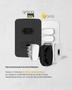 Imagem de Conjunto Interruptor Simples 4x2 10A Preto Gracia Maxx 85648 Alumbra