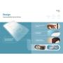Imagem de Conjunto Interruptor Simples Com Led Placa e Suporte Branco Gloss 4x2 Nereya Legrand