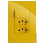 Imagem de Conjunto Interruptor Simples Dupla 10A 4X2 Brg11341-7Mt