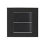 Imagem de Conjunto interruptor simples duplo 10a embutir moveis preto pezzi