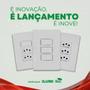 Imagem de Conjunto Interruptor Simples Duplo Branco I9 9418 Ilumi