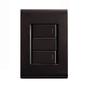 Imagem de Conjunto Interruptor Simples Duplo Grafite 57173/040 Tramontina Liz