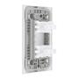 Imagem de Conjunto Interruptor Simples Duplo Inova Pro 85039 Alumbra