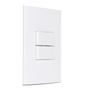 Imagem de Conjunto Interruptor Simples DuploSleek Margirius Branco