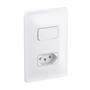 Imagem de Conjunto Interruptor Simples E Tomada 10A 680112 Pial Zeffia