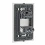 Imagem de Conjunto Interruptor Simples e Tomada 10A Branco 615074BC Pial Plus+