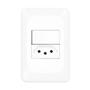 Imagem de Conjunto Interruptor Simples +tomada 2p+t 10a 4x2 - Pial Pop