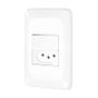 Imagem de Conjunto Interruptor Simples +tomada 2p+t 10a 4x2 - Pial Pop