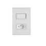 Imagem de Conjunto Interruptor Simples + Tomada 2P+T 10A 4x2 Tramontina Liz