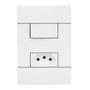 Imagem de Conjunto Interruptor Simples+Tomada10a - Prm4404721 Lunare